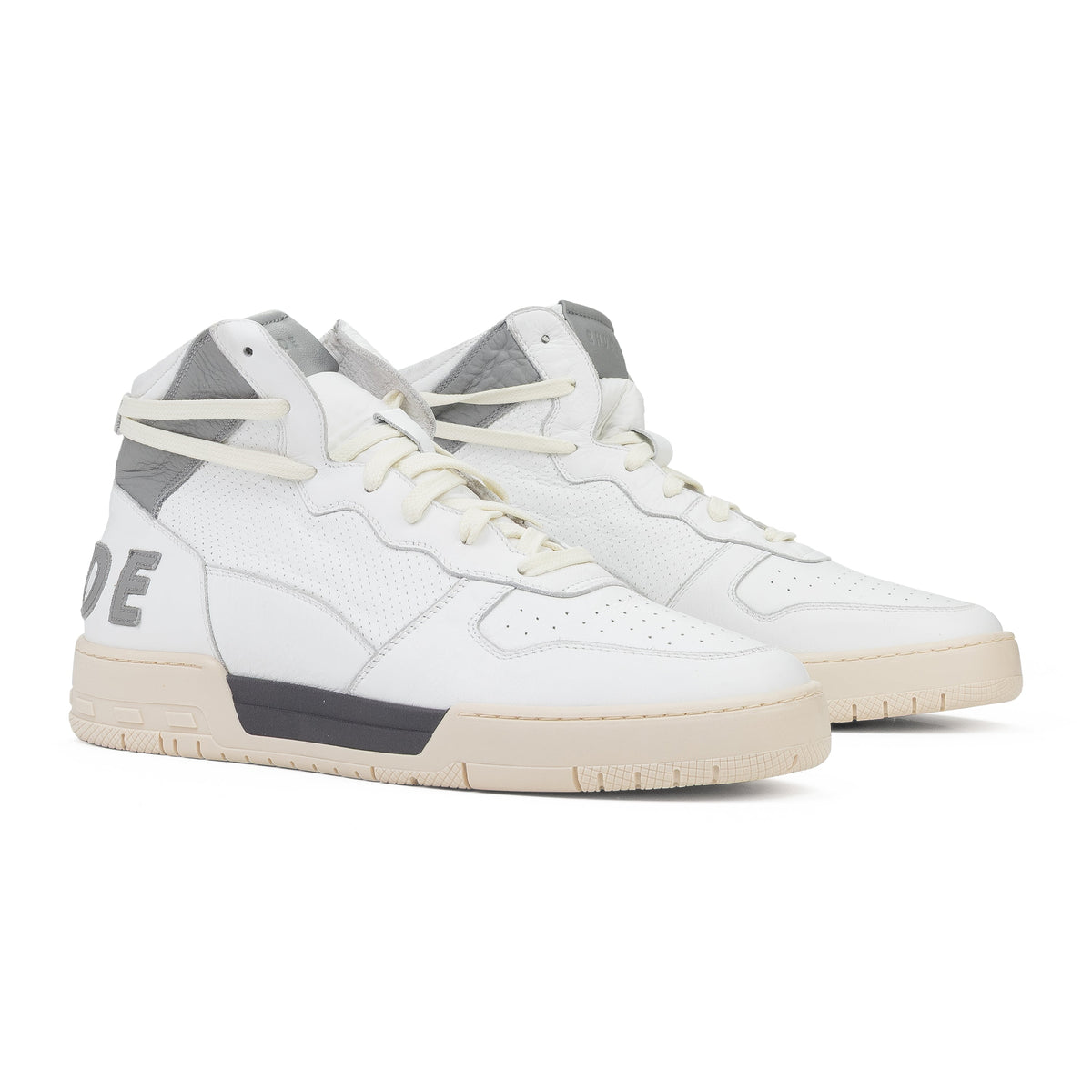 WHITE RHECESS MID SNEAKERS