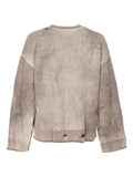 Represent distressed sweater