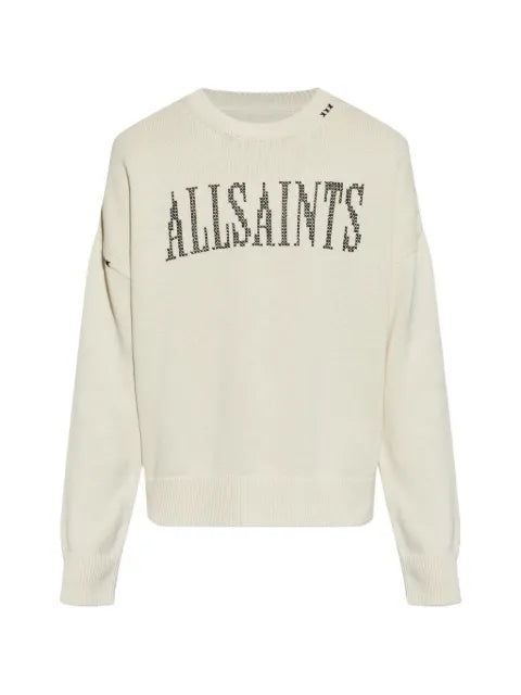 AllSaints logo-lettering sweater