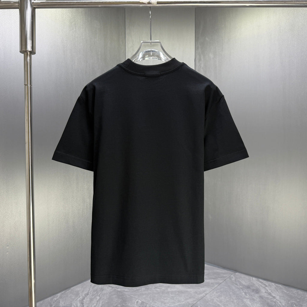 Moncler Oversized Circle Logo T-Shirt Black