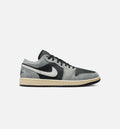 Air Jordan 1 Low SE Mens Lifestyle Shoe - Light Smoke Grey/White/Off Noir