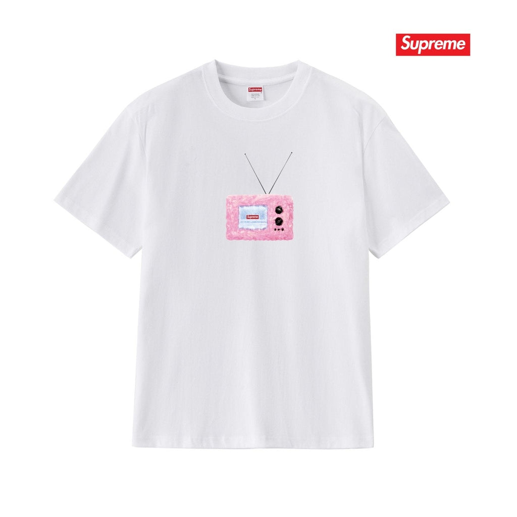 Supreme Pink TV Graphic T-Shirt