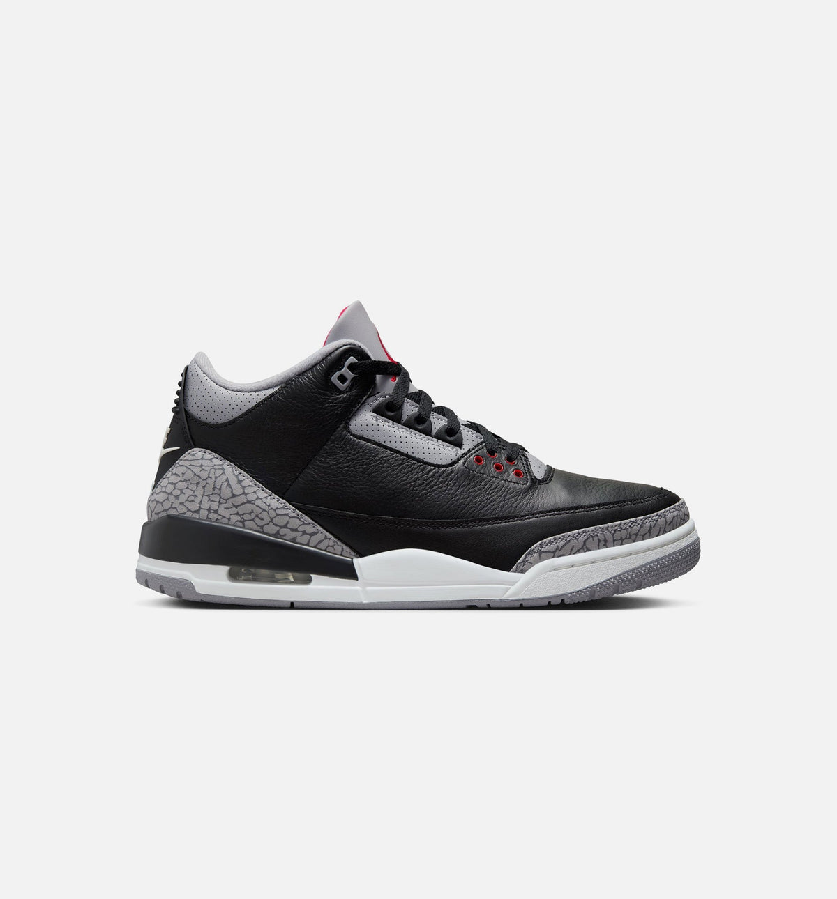 Air Jordan 3 Retro Black Cement | Men's Lifestyle Shoe | Black/Fire Red/Cement Grey/Summit White