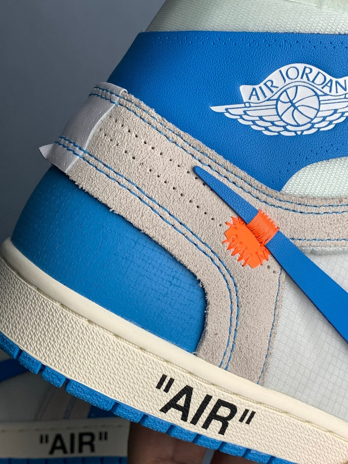 Air Jordan 1 High OW Collaboration Unisex Sneakers AQ0818-148