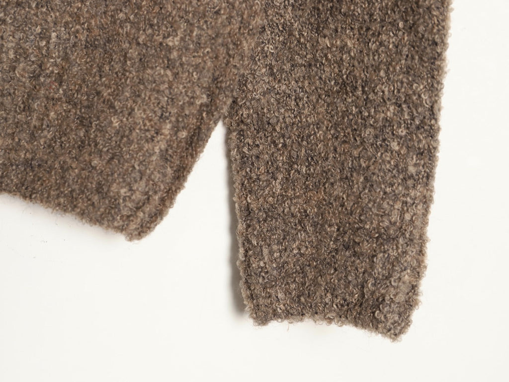 Louis Vuitton 22FW Large LV-Motif Knit Sweater - Brown